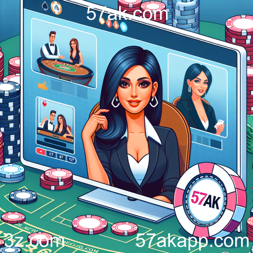 A Emoção dos Cassinos Ao Vivo no 57ak.com